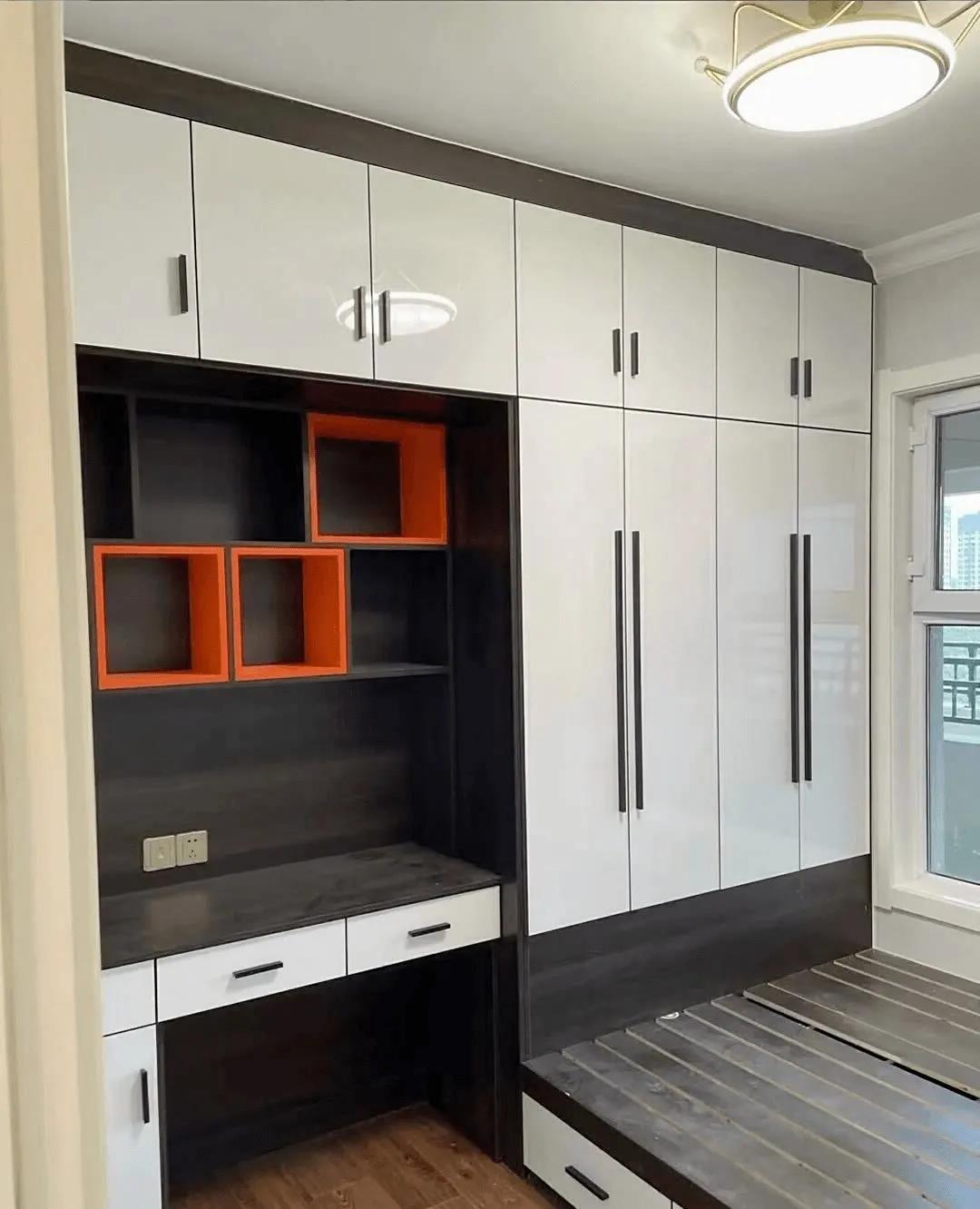 30款榻榻米书桌设计,榻榻米30厘米柜效果图