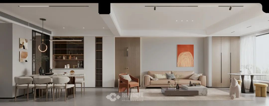 130m现代风打造年轻人梦想中的家,180m现代轻奢一进门就惊艳