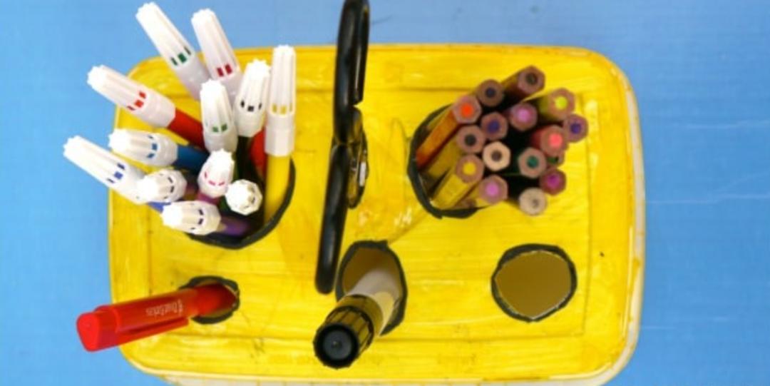 实用的文具小制作,变废为宝文具密码收纳盒