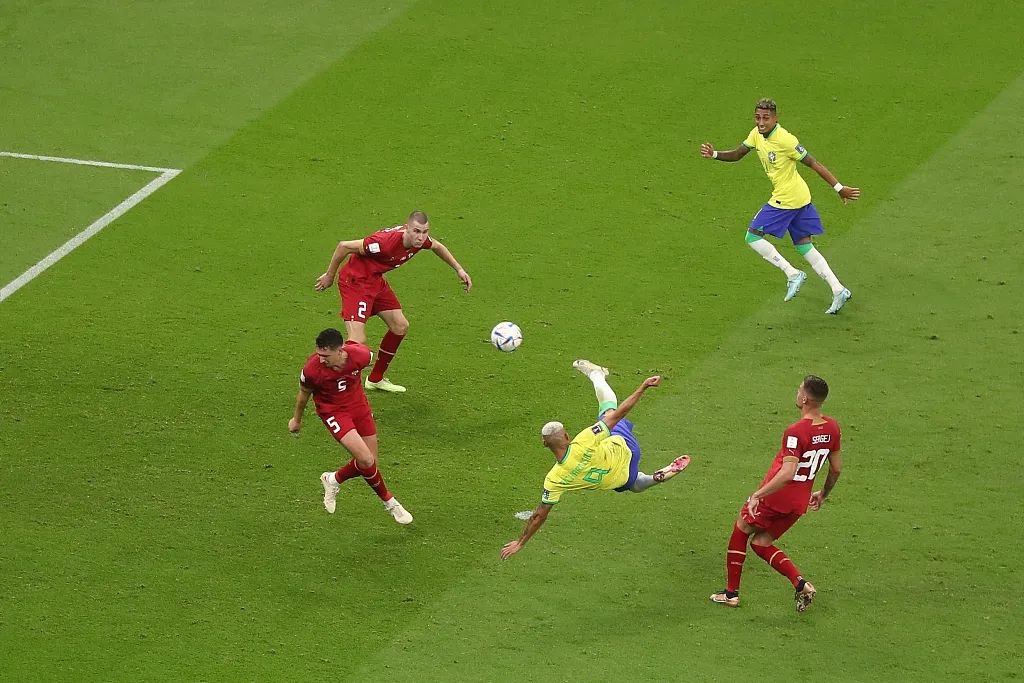 英语卡塔尔世界杯,2022年卡塔尔世界杯巴西倒钩