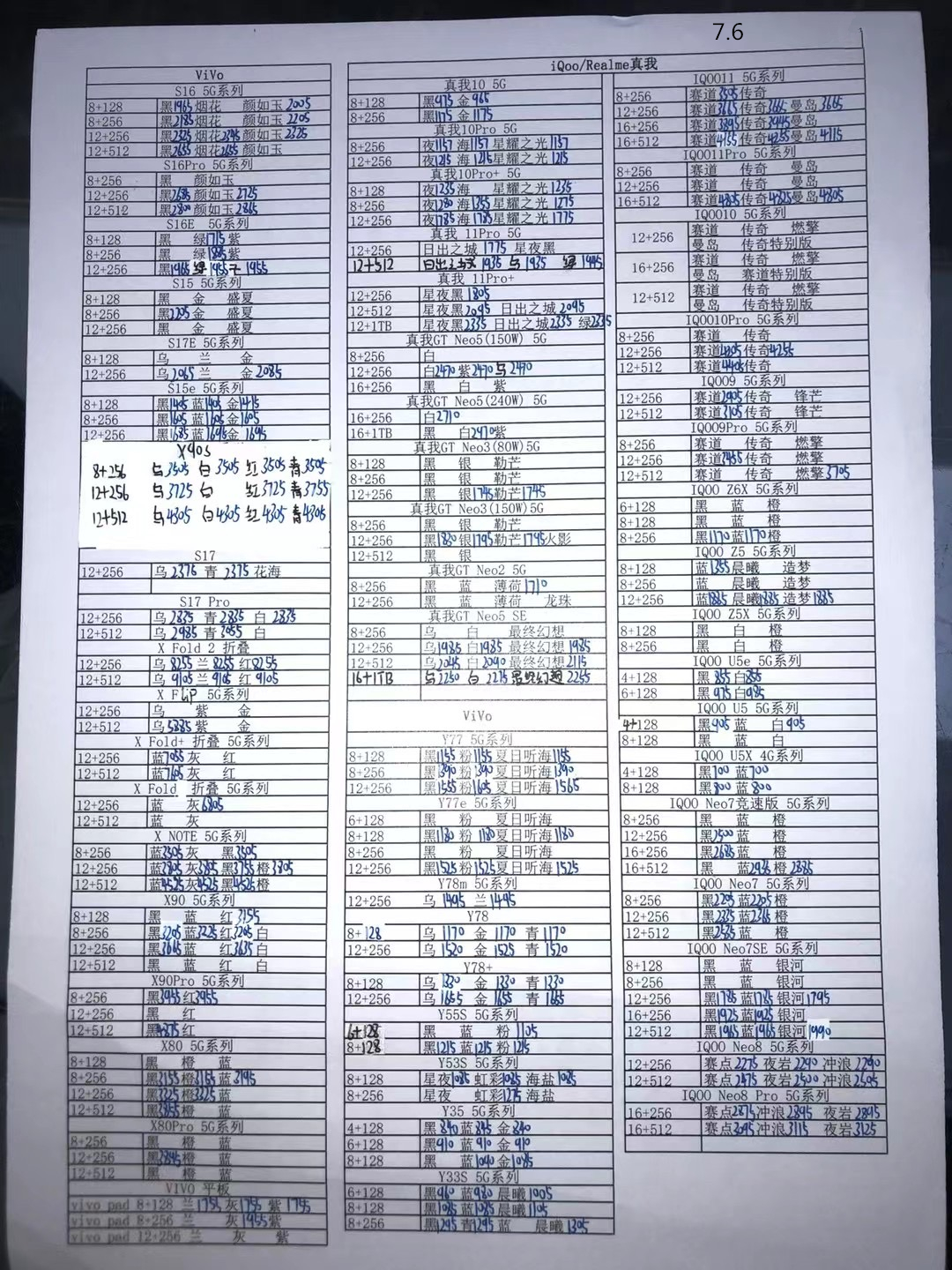 华强北手机批发一手货源报价清单,2022年5月深圳华强北手机批发