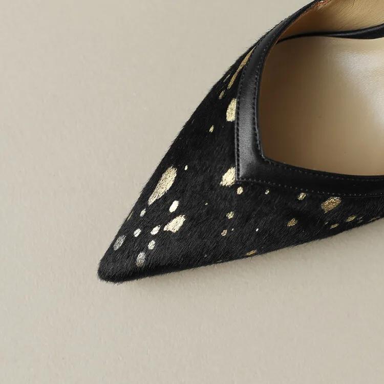 马毛豹纹高跟鞋,马海毛豹纹高跟鞋