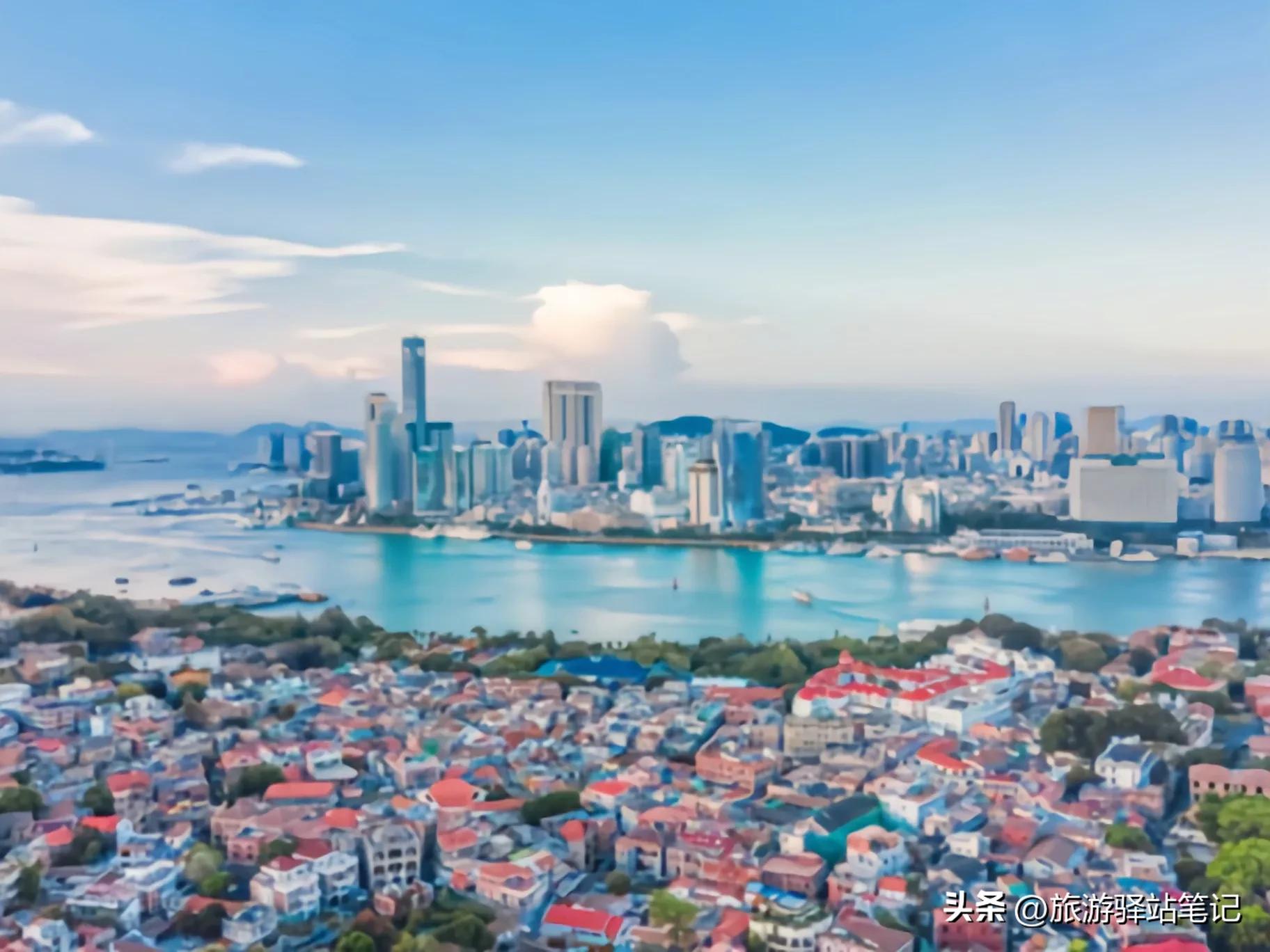 魅力之岛,厦门鼓浪屿美丽的海岸线