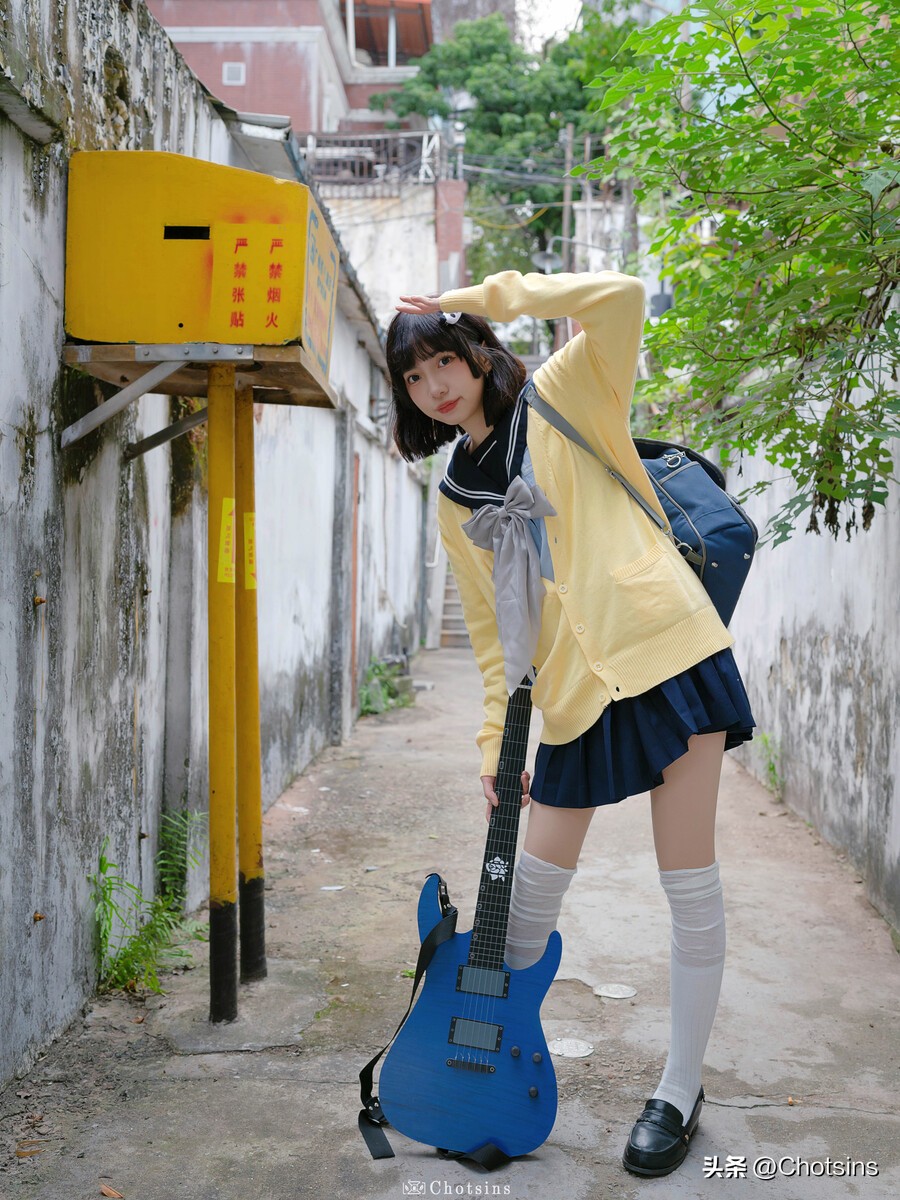 轻音少女电吉他solo教程,轻音少女吉他画法