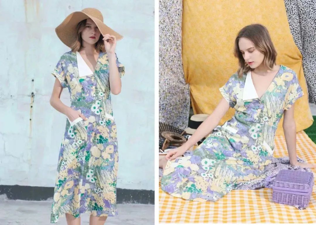 适合旅游穿的花裙子,夏天的花裙子美丽又治愈