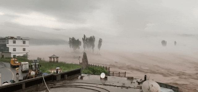 河北涞水泥石流视频,涞水汤家庄泥石流