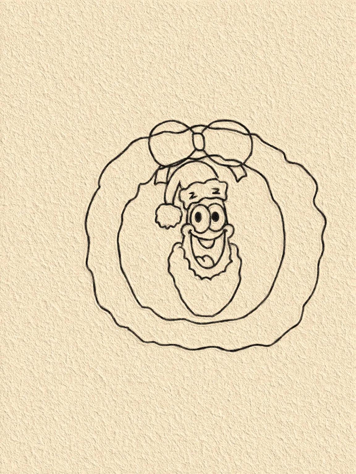 圣诞节送闺蜜的画,给闺蜜的圣诞节绘画