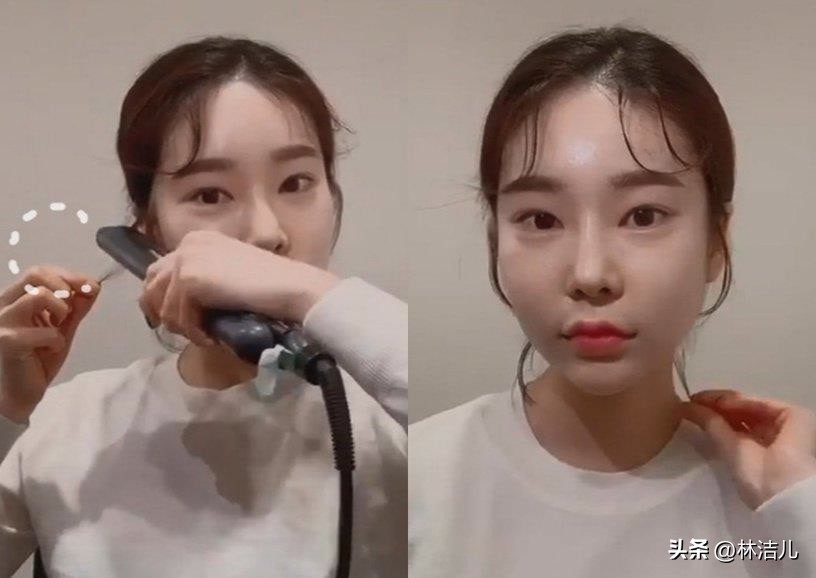 杨幂蓬松高马尾教程,杨幂双马尾编发教程刘诗诗