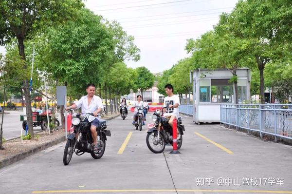 中山自己报名考摩托车驾照攻略,中山驾校考车