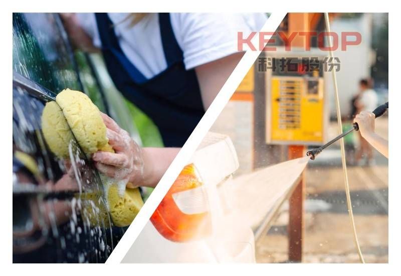 停车场自动洗车机伤车漆吗?科拓教你如何加盟共享自助洗车机?