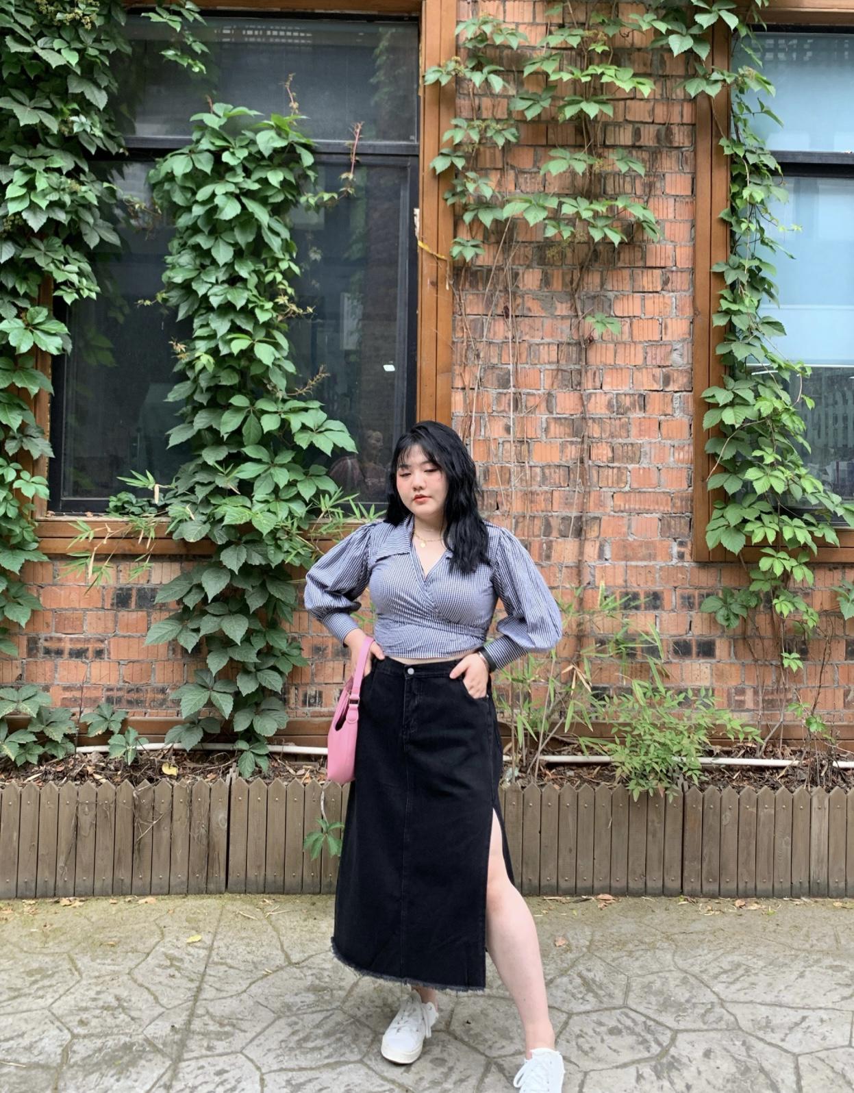 这才是真的胖女孩穿搭，身材圆润依然能穿出精致感，不沉闷很温柔