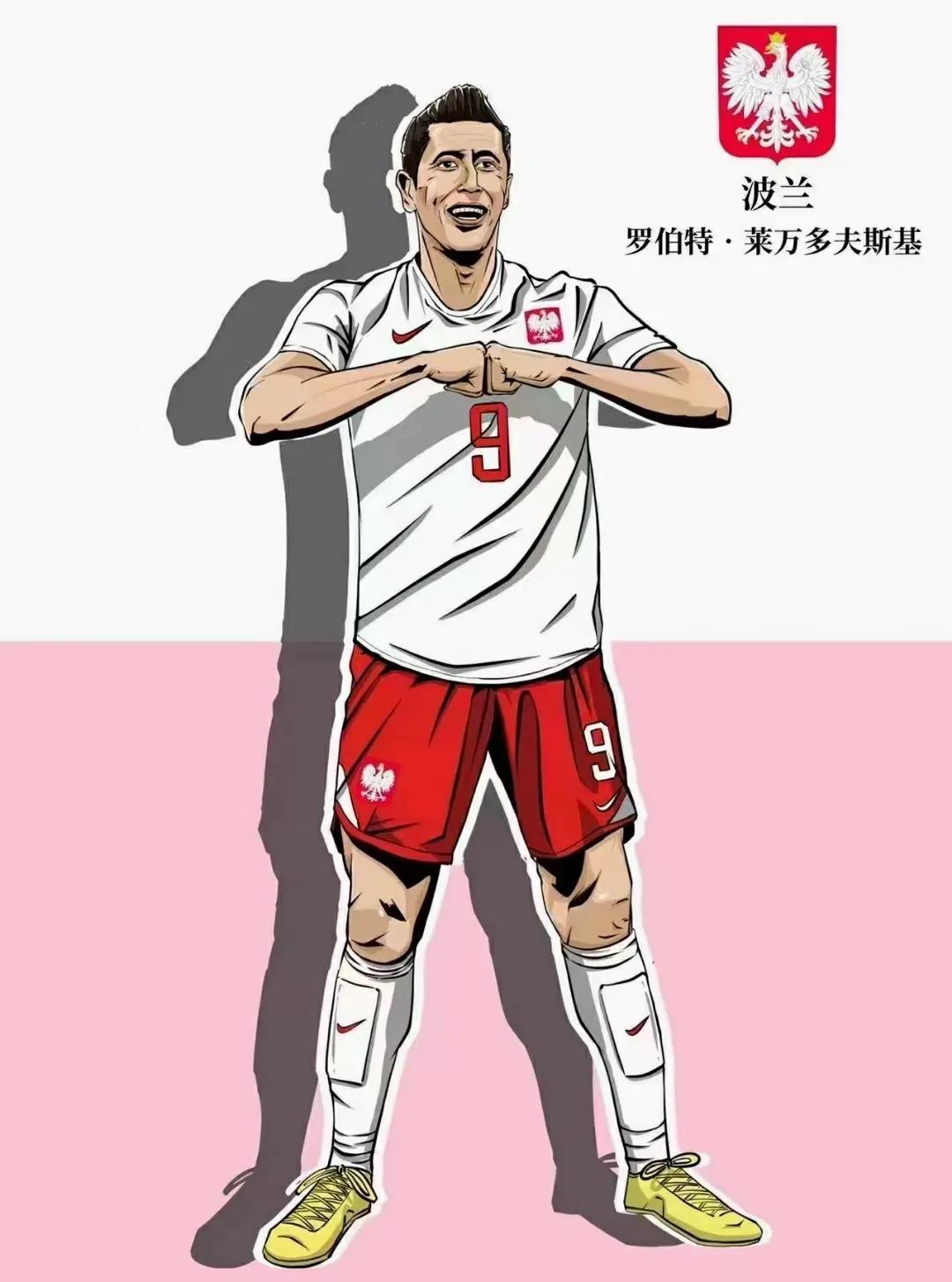 世界杯球星漫画图片,世界杯最佳球员插画