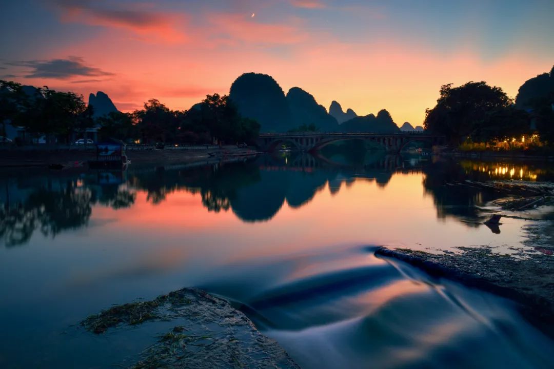 遇龙河里遇见美景,遇龙河每一段的风景