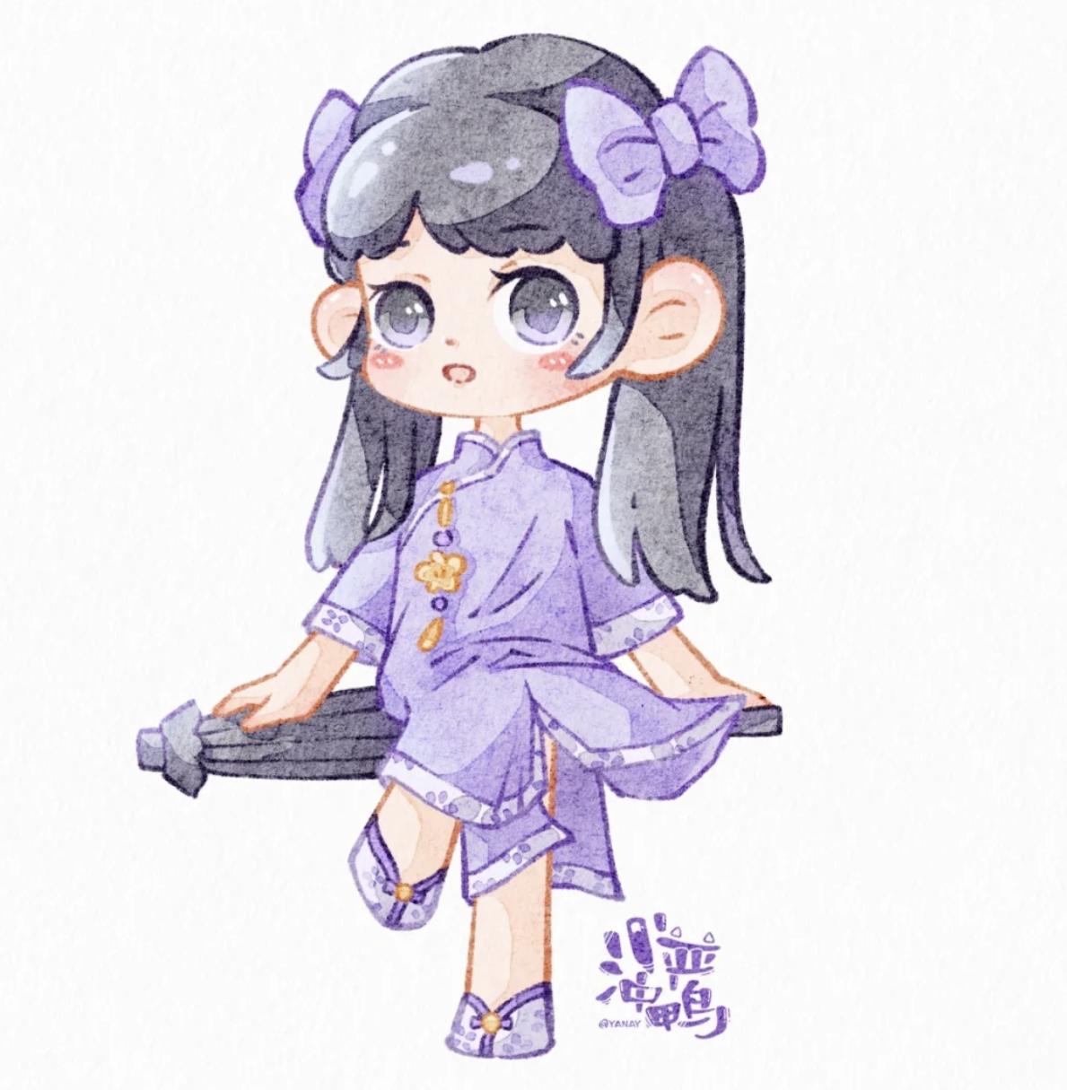 简约小人插画哪里下载,插画可爱小清新动漫