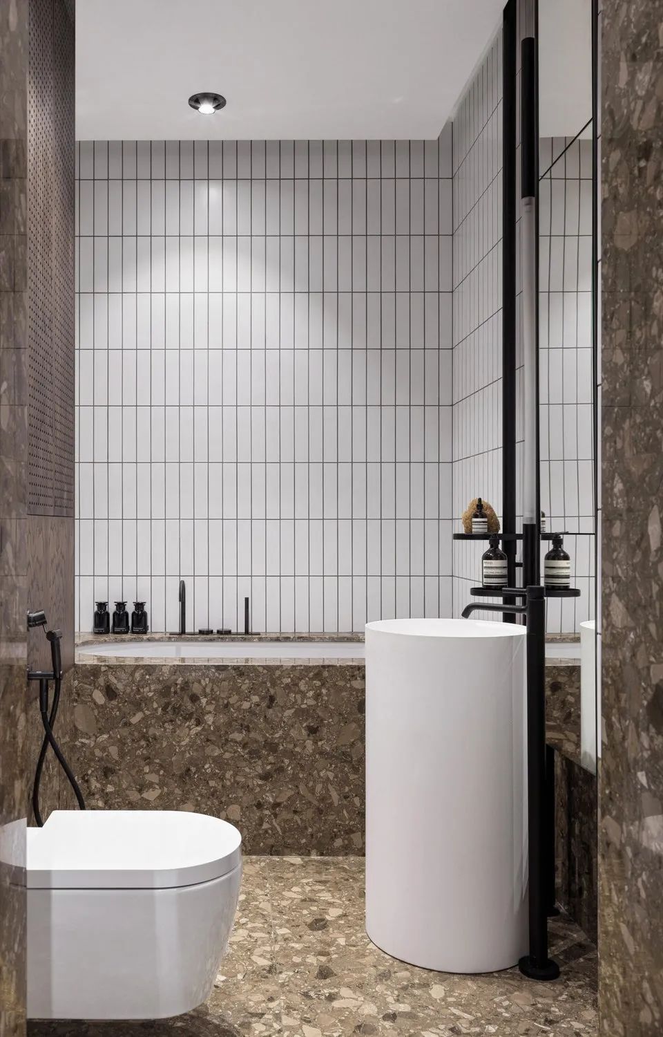 大理石设计案例,大理石浴室效果图大全