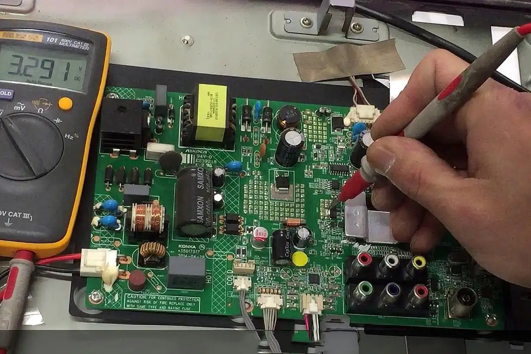 液晶电视维修教程花屏,液晶电视维修教程有声音无图像