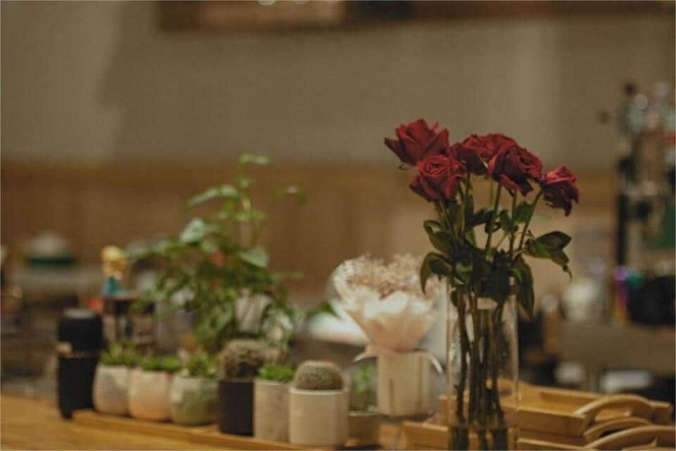 二位白发苍苍老人携手同行,两位单身老人互相养老