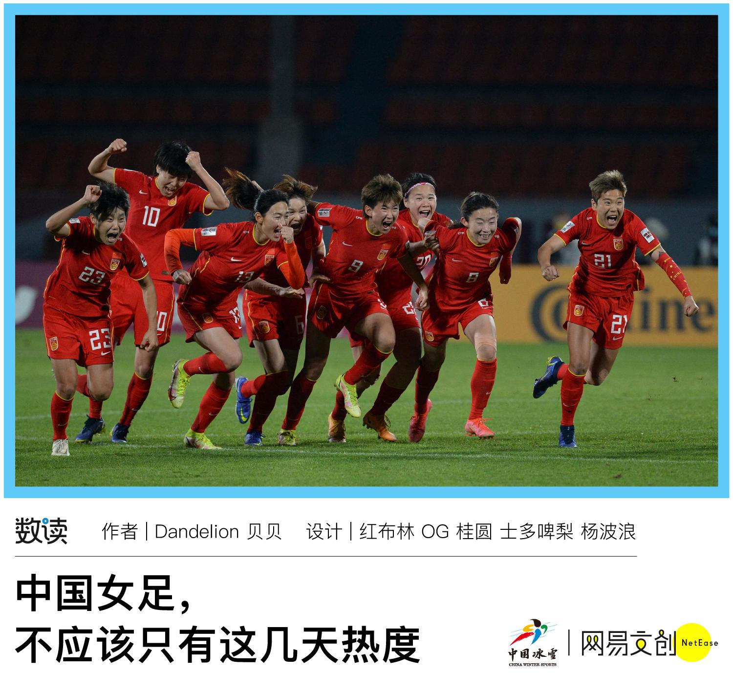 中国男足对中国女足的看法,支持中国女足