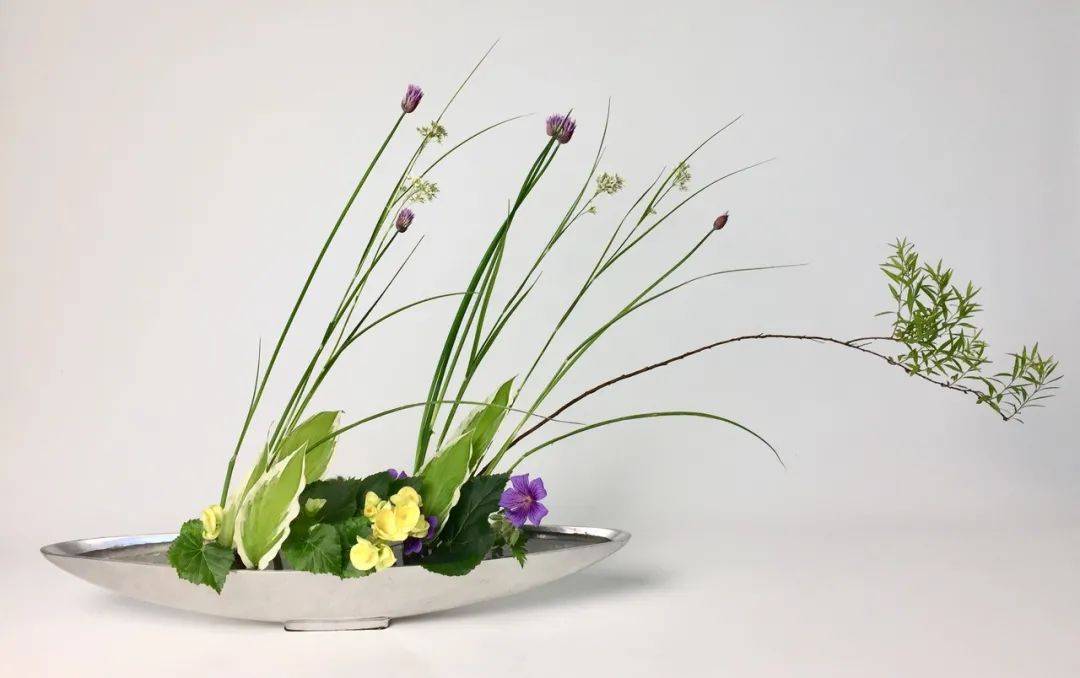 日式插花小原流花道,日式插花的13个基本技巧