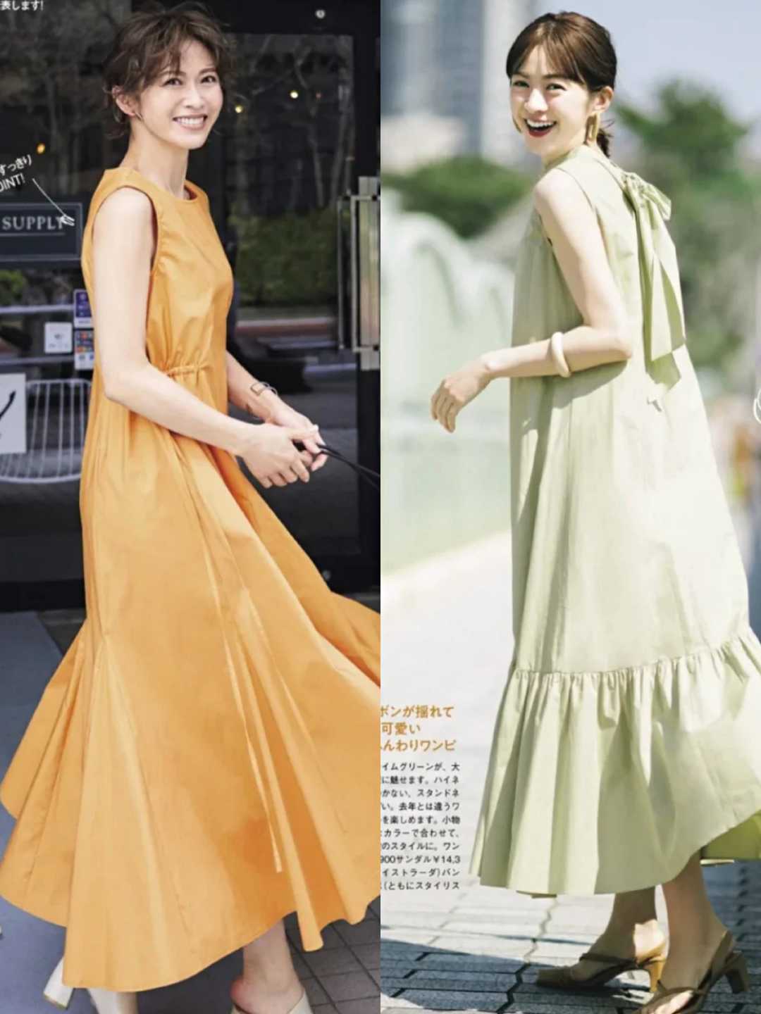 时尚不显胖夏天连衣裙穿搭,夏天穿搭女2022高级法式连衣裙