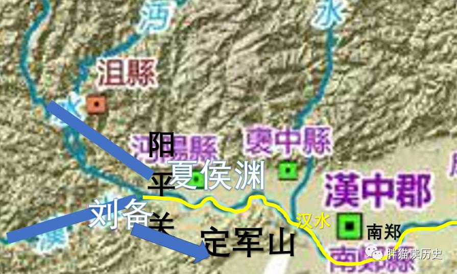 老版三国汉中之战曹操刘备对峙,刘备向曹操下战书决战汉中