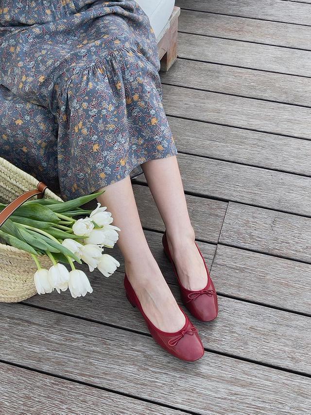 夏季女鞋潮流款中跟,复古风秋季百搭鞋最新款