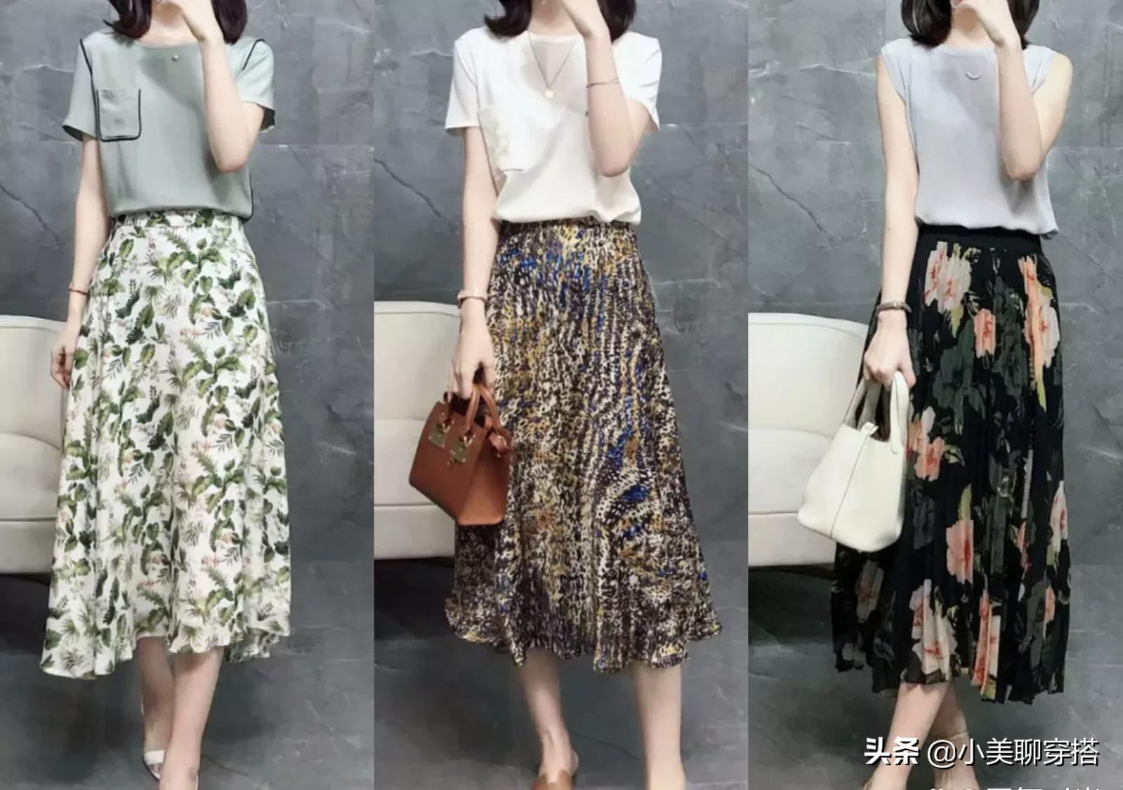 春夏裙装穿搭技巧,夏天裙装搭配图片欣赏