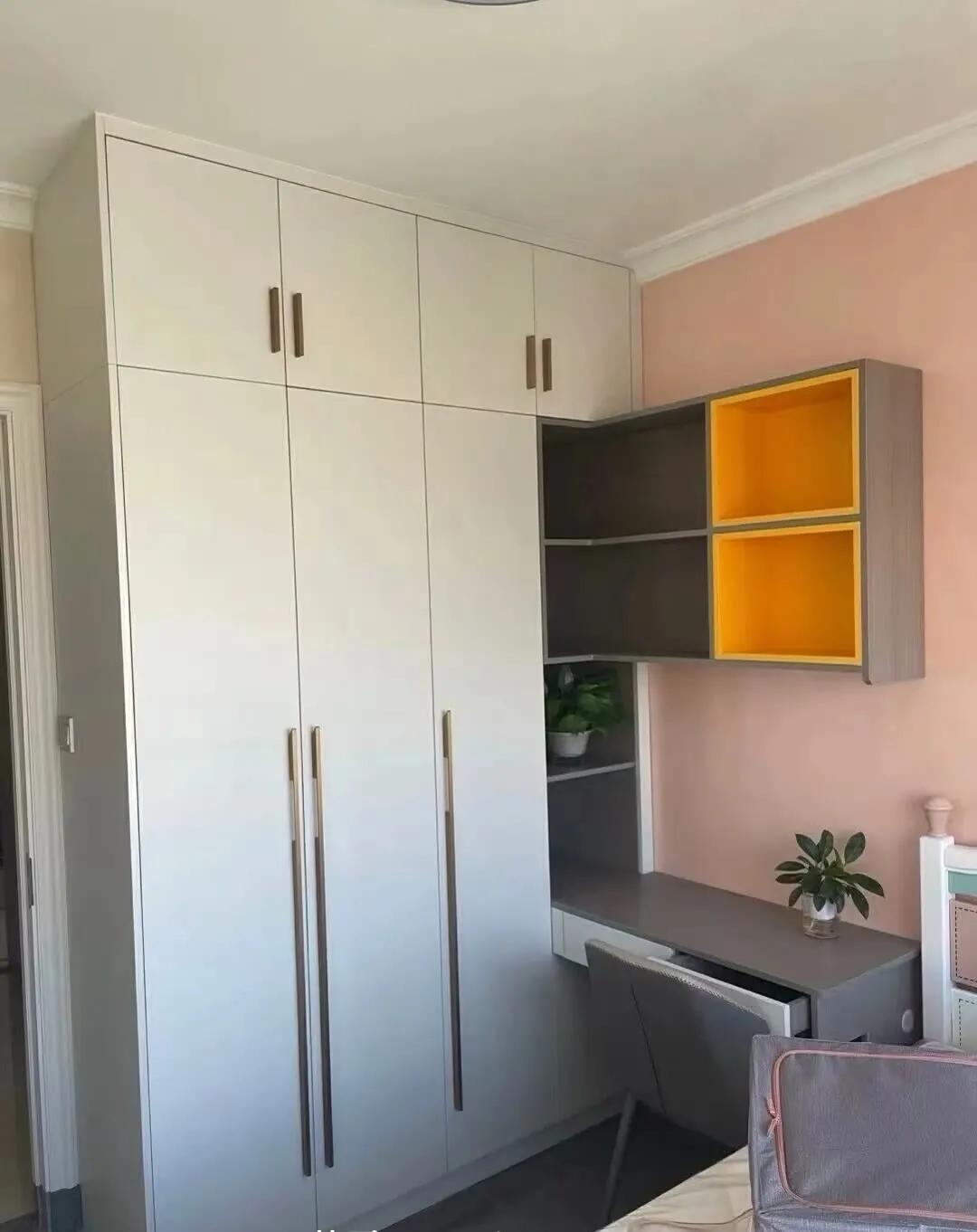 书桌衣柜一体180,儿童房定制书桌衣柜一体