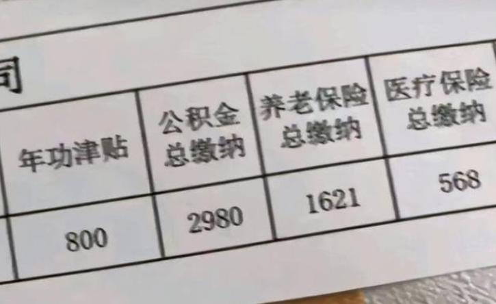 毕业生入职中国*草烟**，晒出工资条惹人羡慕，公积金太“秀”了