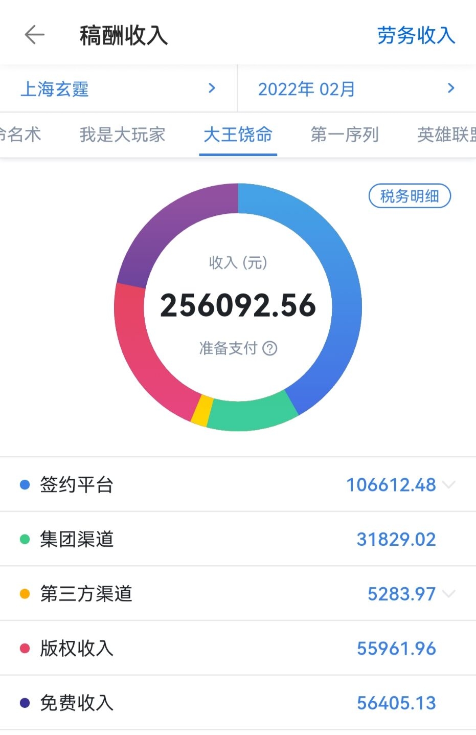 大王饶命稿费,大王饶命稿费截图