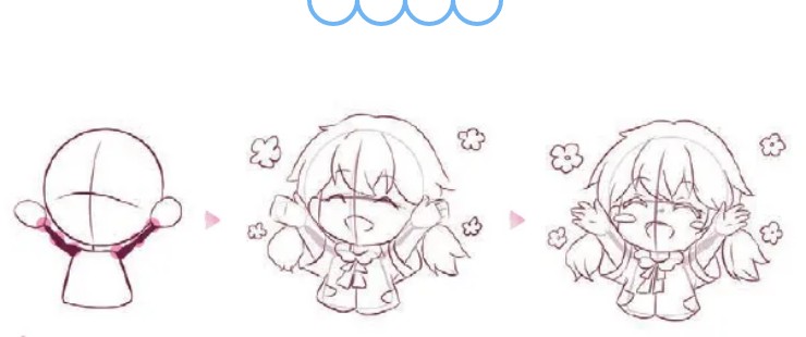 怎么画q版纸娃娃,画q萌版娃娃