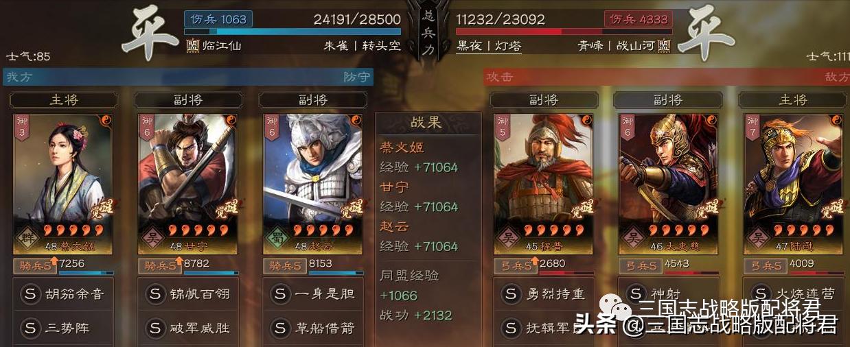 三国志战略版蔡文姬最强阵容pk,三国志战略版姬霸赵战法加点