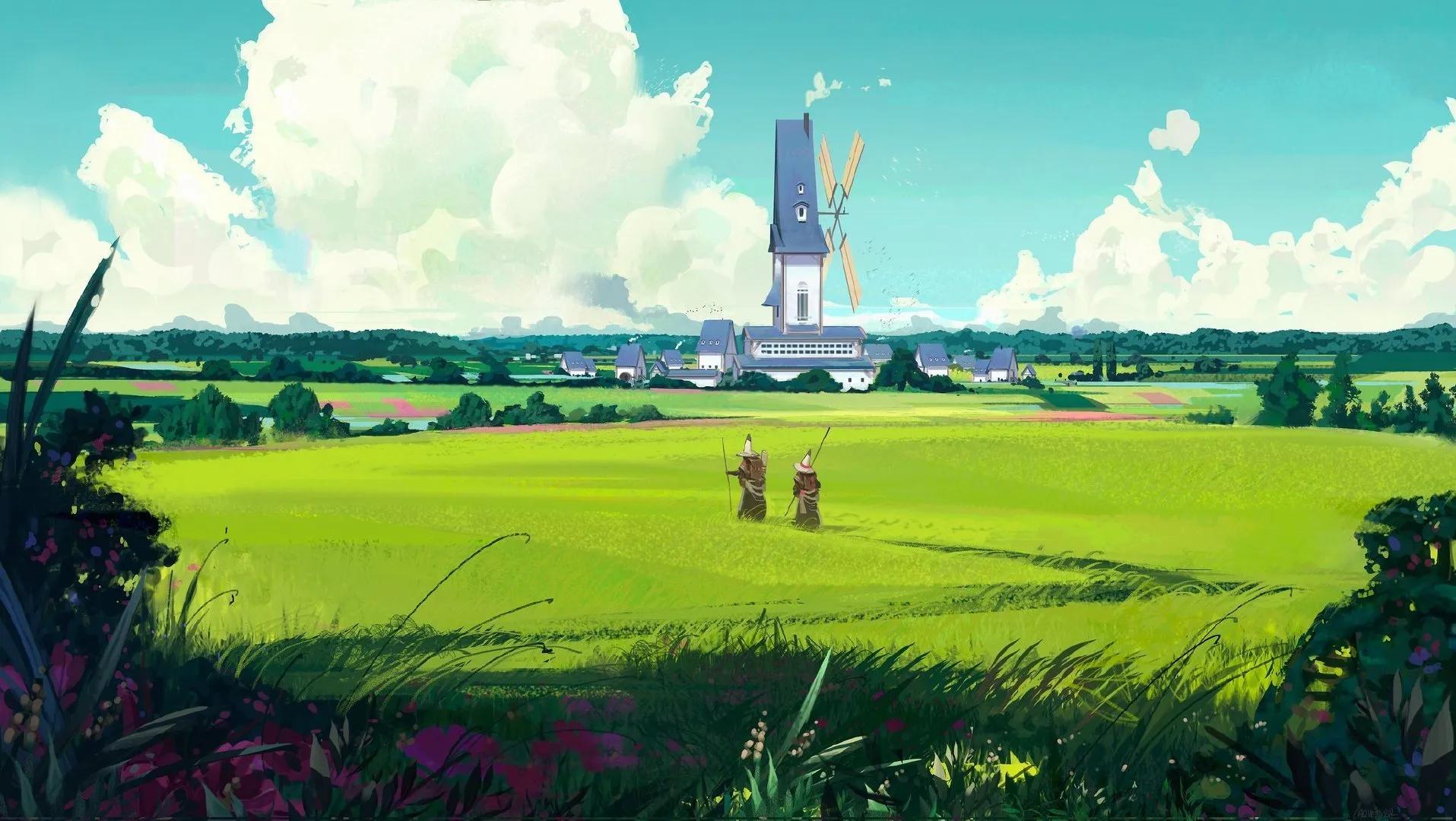 一组极具个人风格的插画,一组很有意境的插画