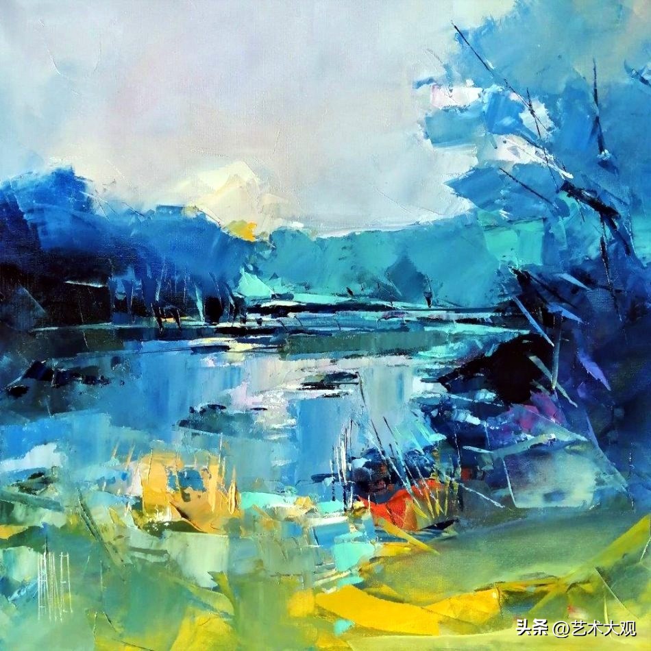 埃里克科佩尔风景油画作品欣赏,欧洲海滩风景油画作品欣赏