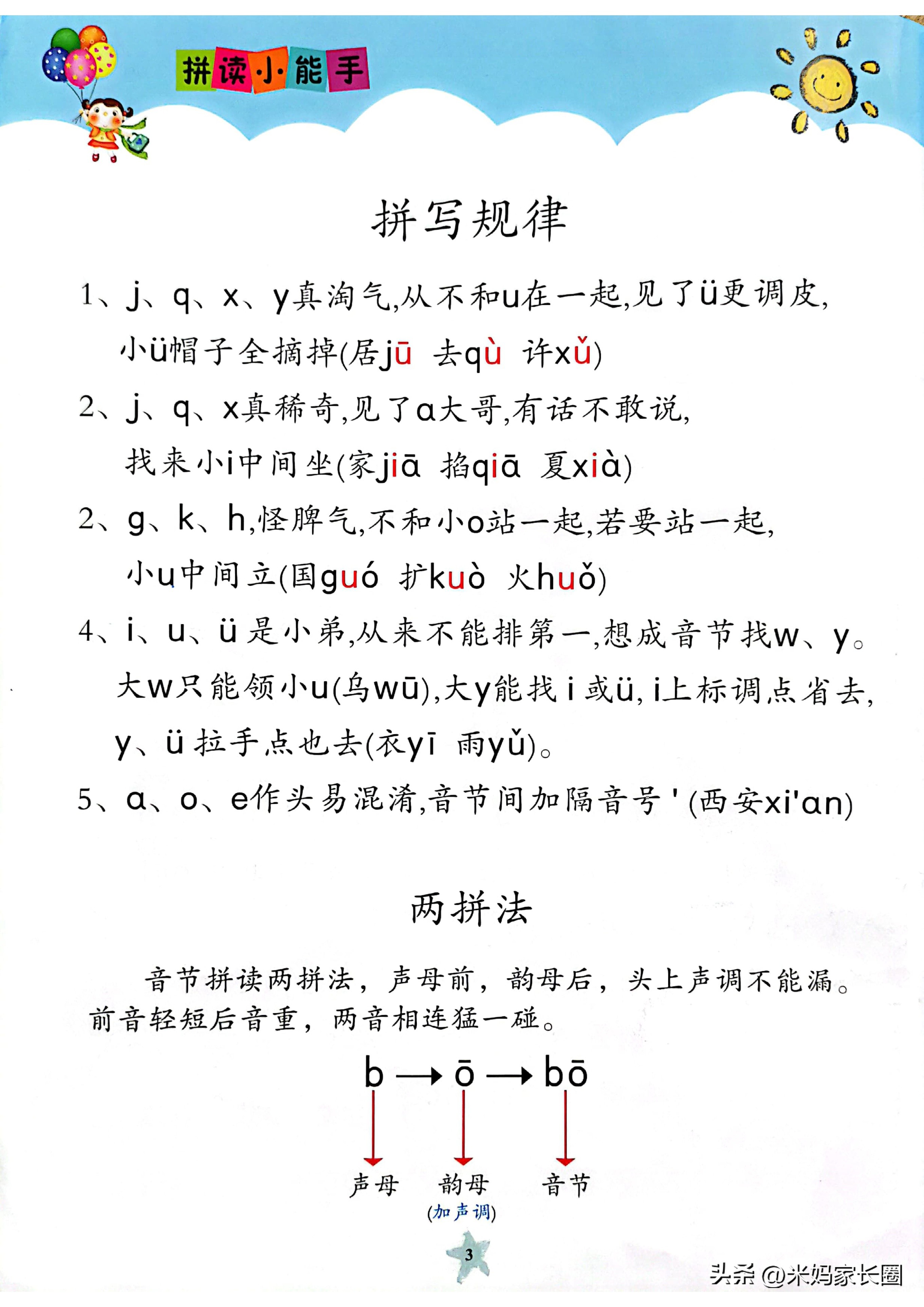 幼小衔接拼音拼读训练大全,幼小衔接复韵母拼音拼读
