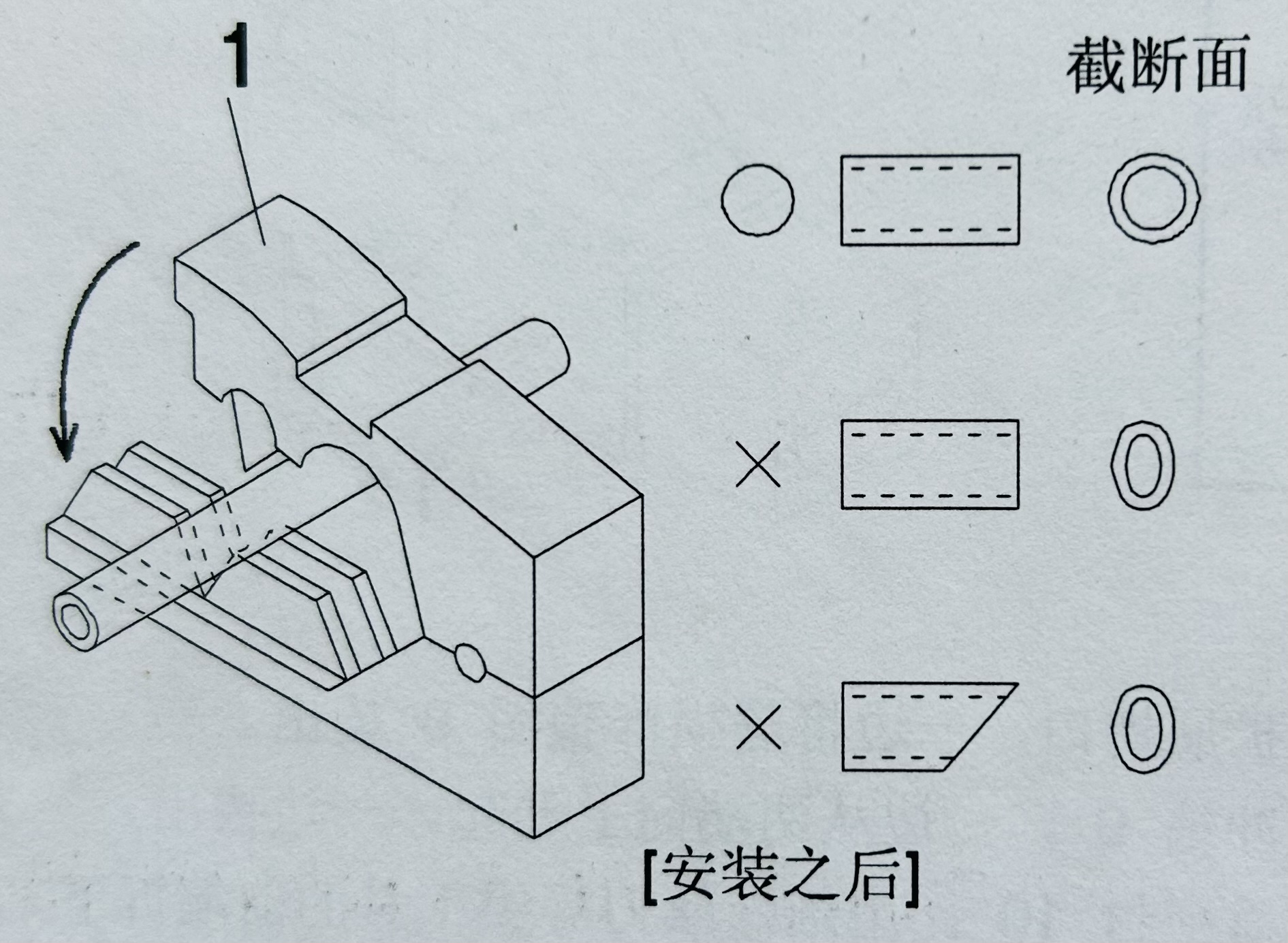 NO.0325日本津田驹喷气织机：单路管的检查确认以及配管要领