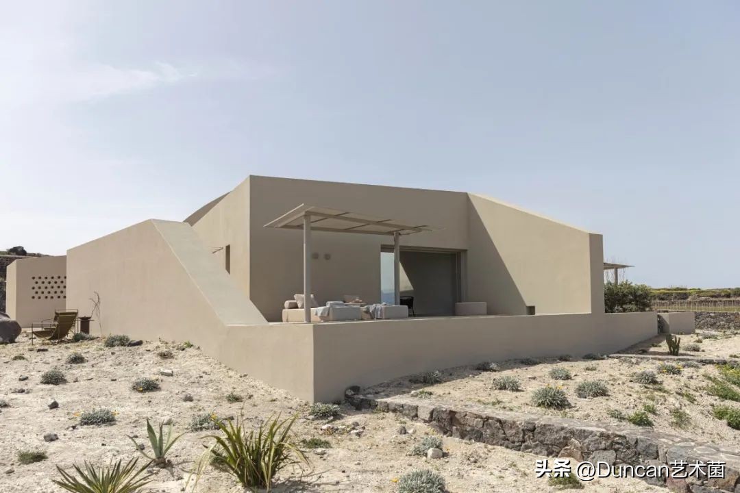 希腊KapsimalisArchitects①打造蓝白极简主义的童话世界！