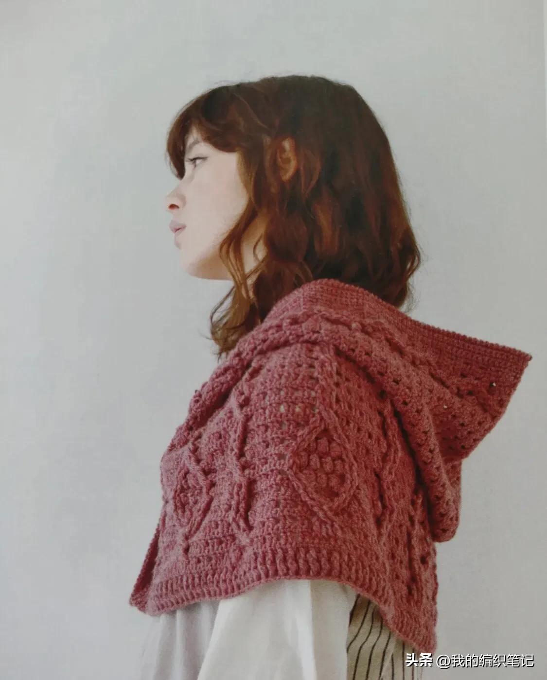 钩针编织斗篷披肩最新款教程 (钩针斗篷披肩图解大全)
