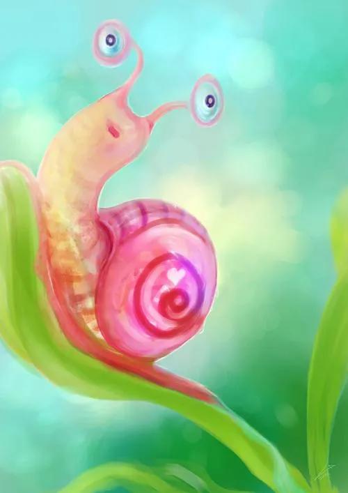 蜗牛高清壁纸4k全屏,蜗牛唯美动画壁纸