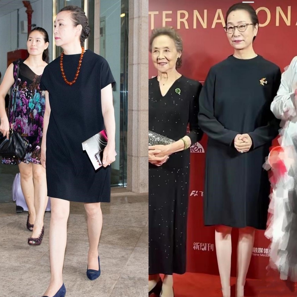 35届金鸡百花电影节刘晓庆奚美娟,第35届金鸡奖刘晓庆奚美娟红毯