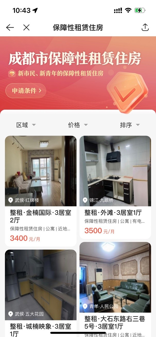 成都保租房入口,成都廉租房的运营模式