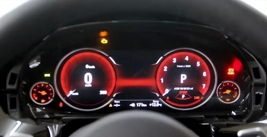 宝马车仪表突然出现红色汽车图标,宝马汽车红色故障灯标志大全图片