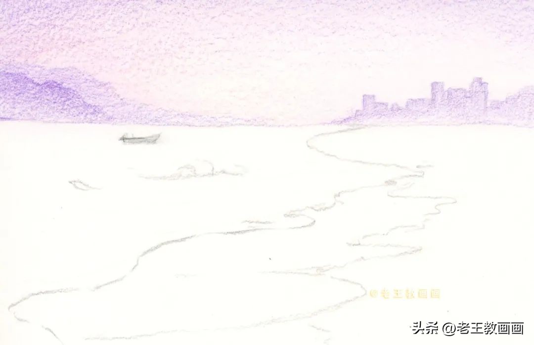 关于夏天的海滩的主题画,夏日海滩风景画