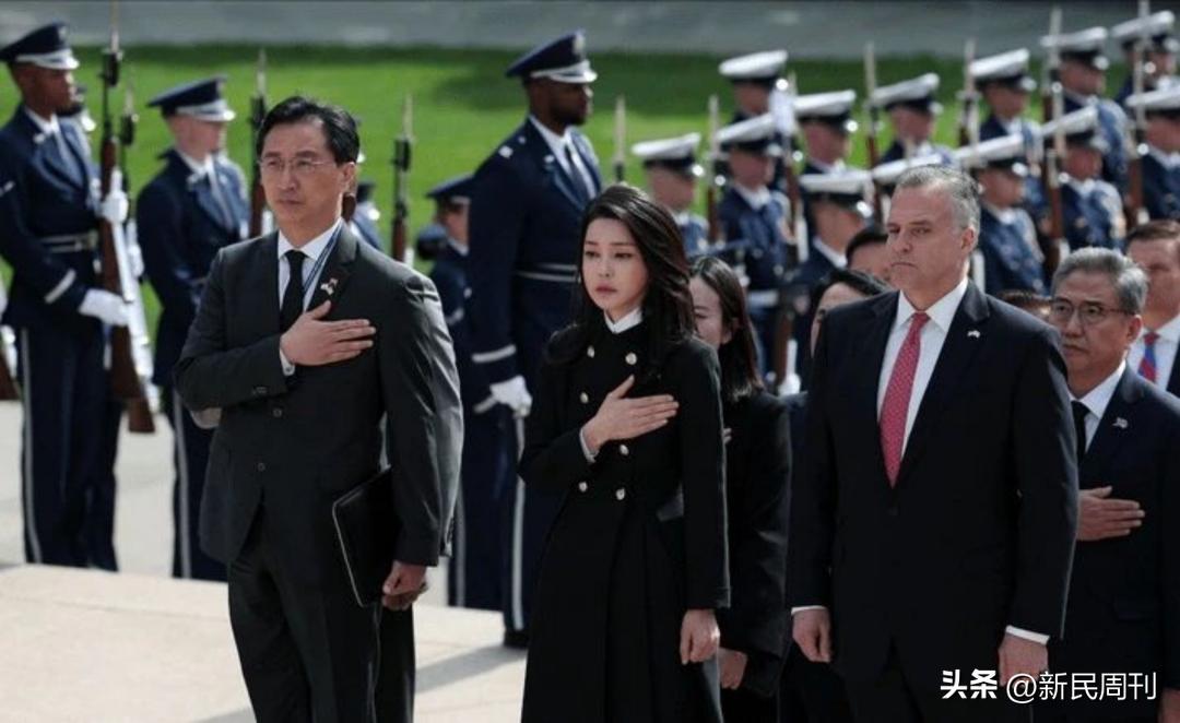 韩国总统夫人金建熙穿搭,韩国第一夫人在美国的时装秀