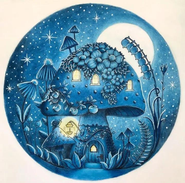 100幅初学者彩铅画花卉,100张新手彩铅临摹图片