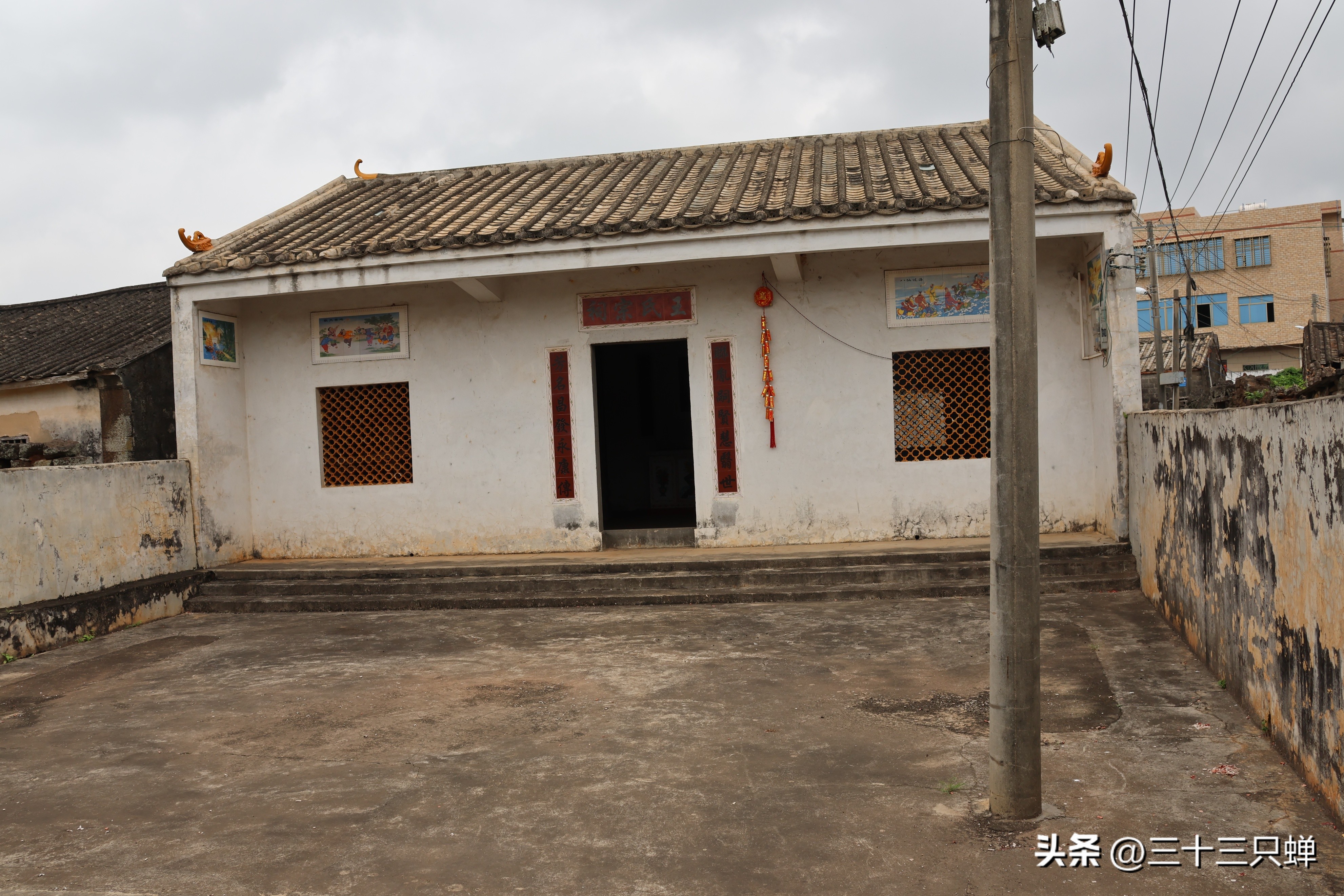 海口王氏宗祠在哪里,海口长流堂善村的人