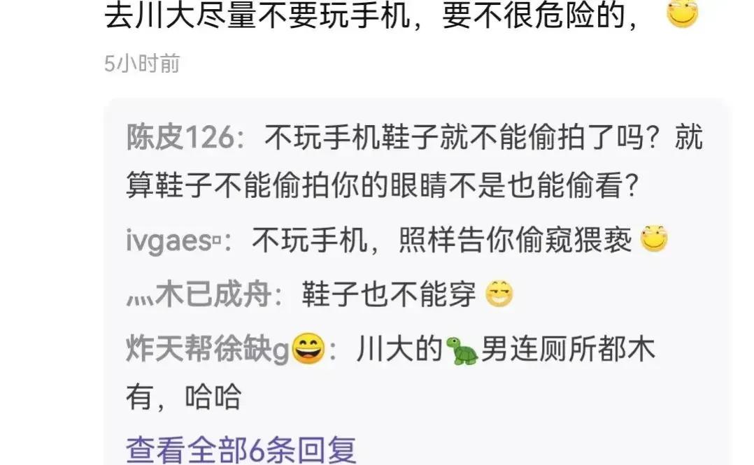 四川学生对四川大学的评价,四川大学评论