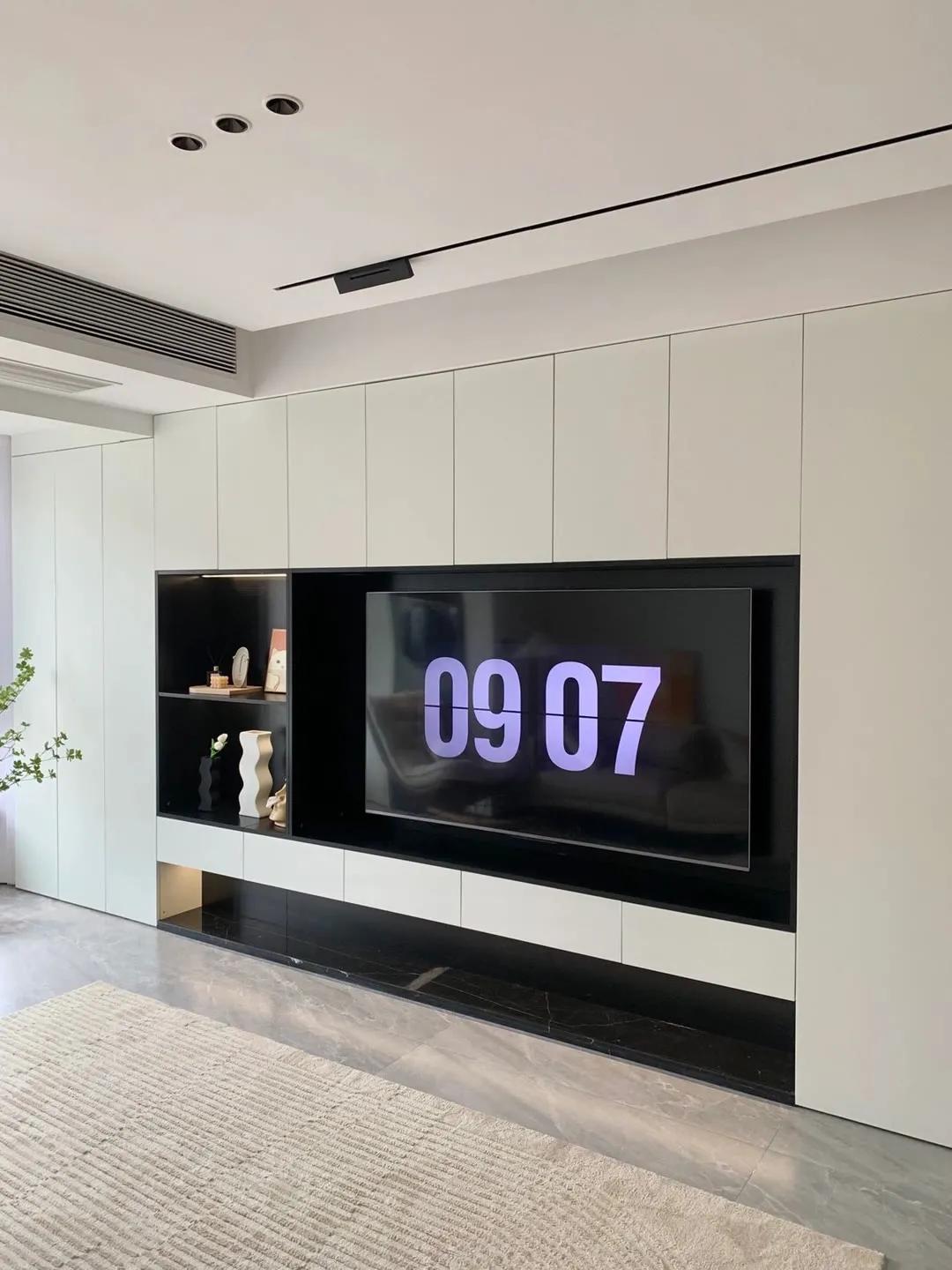 洗衣机柜电视背景墙,最新款电视柜电视背景图