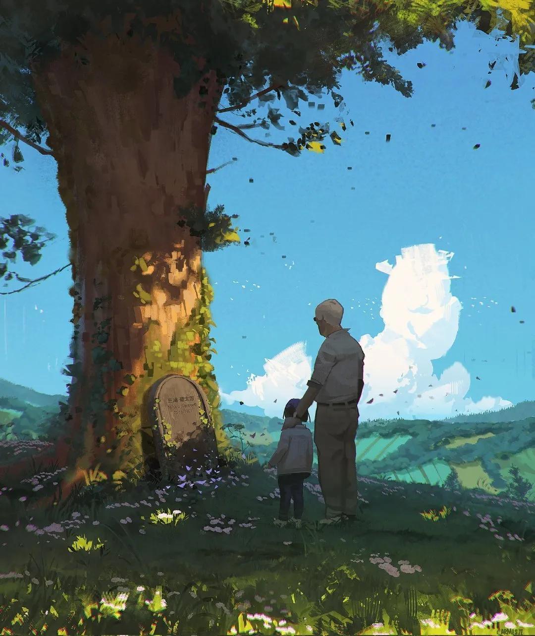 一组极具个人风格的插画,一组很有意境的插画