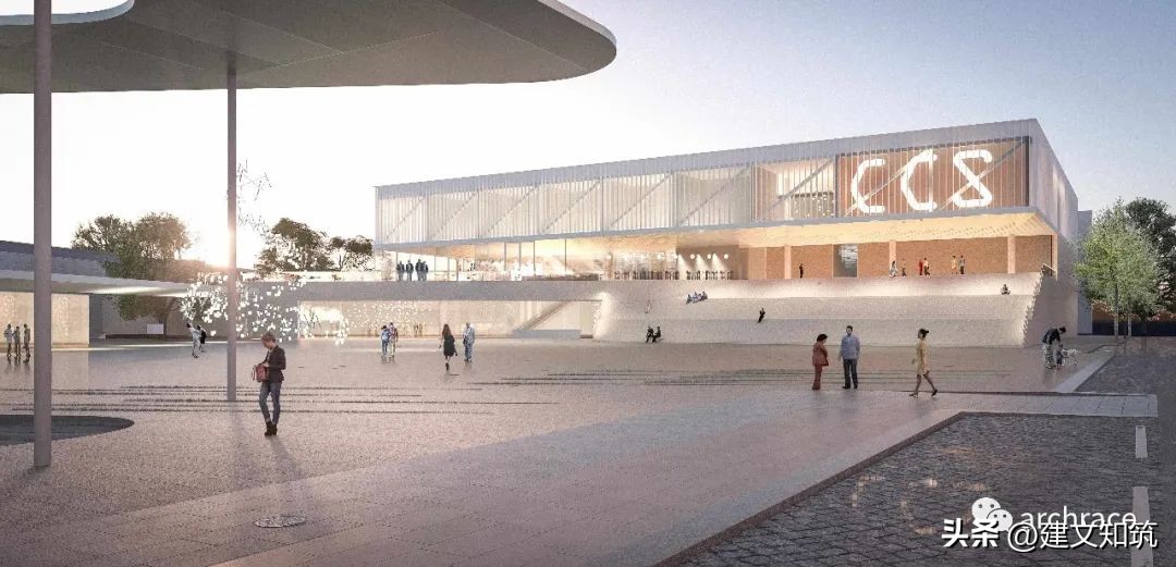 kadawittfeldarchitektur赢得萨尔布吕肯会议中心（MKK）设计竞赛